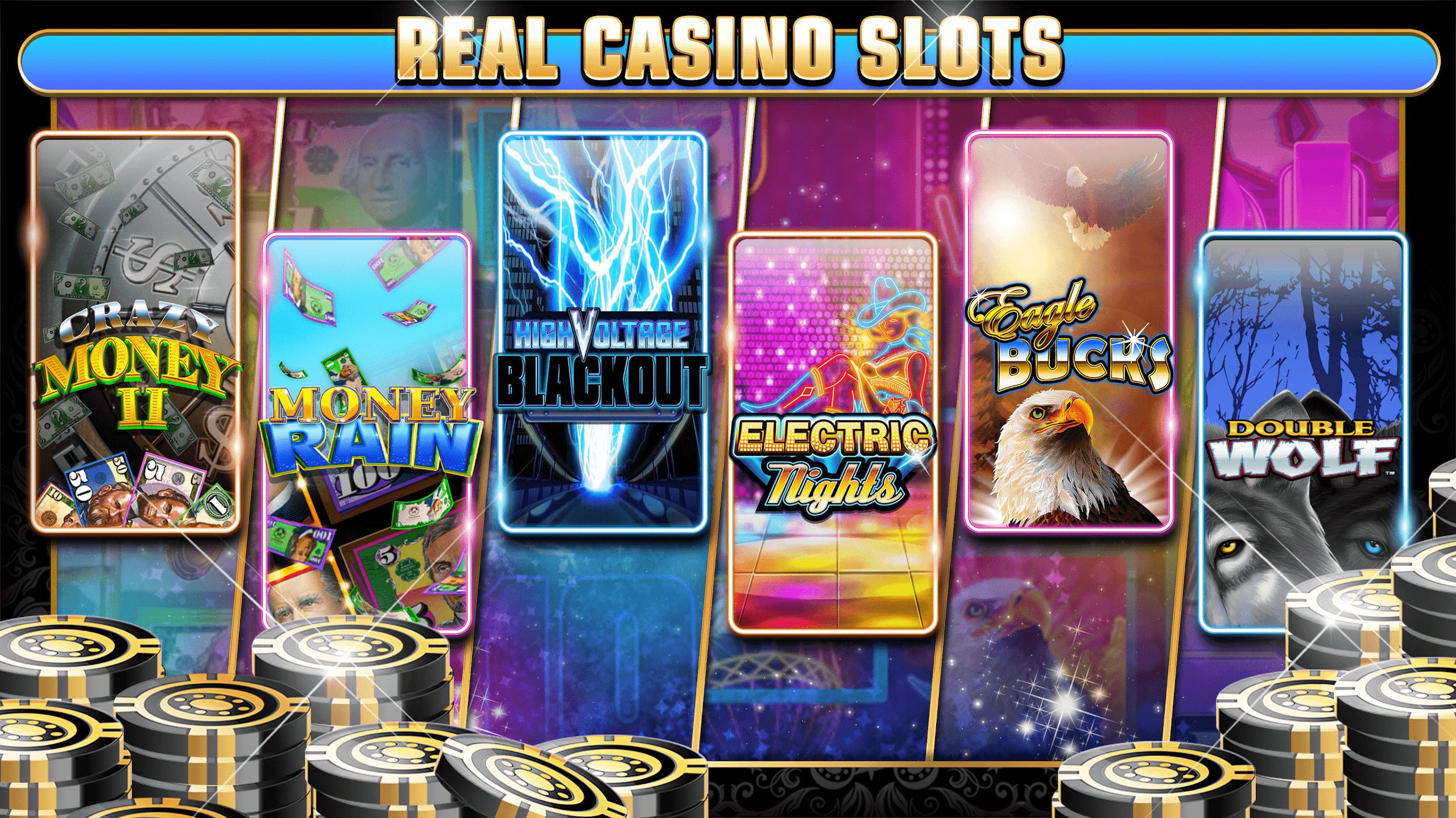Slingo Casino VIP lounge interface with premium slot selection