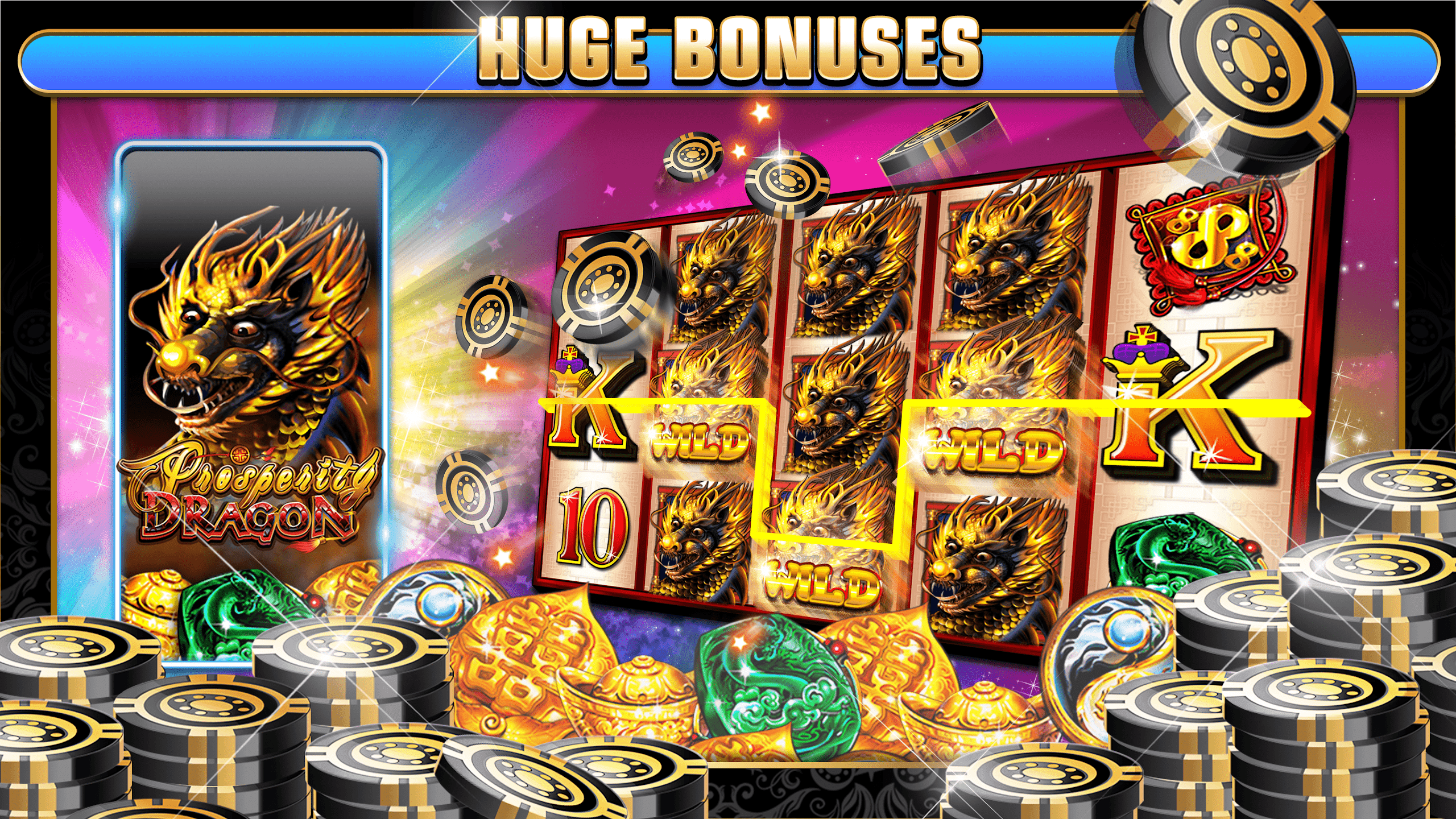 Slingo Casino fortune wheel daily bonus collection screen
