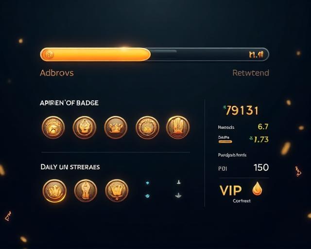 Player collecting daily bonus rewards with progress bar and tier badges