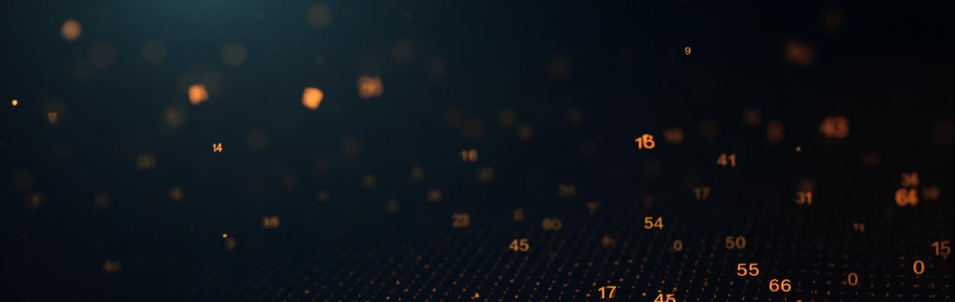 Abstract data visualization background